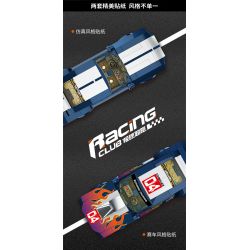 FORANGE FC1604 1604 non  FORD MUSTANG. bộ đồ chơi xếp lắp ráp ghép mô hình Racers RACING CLUB FORD MUSTANG Đua Tốc Độ 307 khối