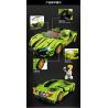 FORANGE FC1602 1602 non  LAMBORGHINI. bộ đồ chơi xếp lắp ráp ghép mô hình Racers RACING CLUB LAMBORGHINI Đua Tốc Độ 281 khối