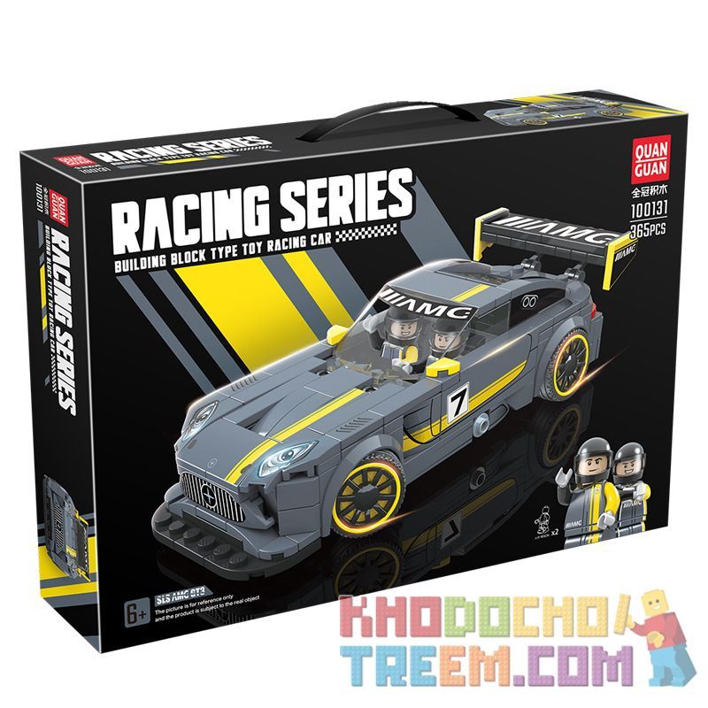 QuanGuan 100131 Quan Guan 100131 UMILE C0316 0316 non Lego TỰ HÀO AMG GT. bộ đồ chơi xếp lắp ráp ghép mô hình Speed Champions Racing Cars Đua Xe Công Thức 365 khối