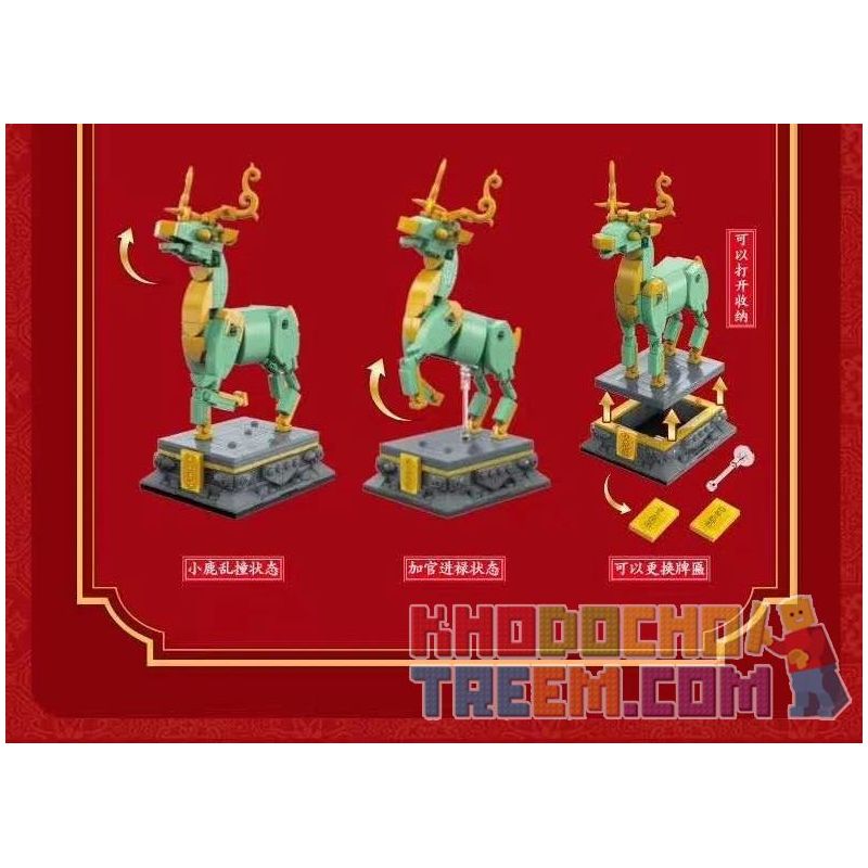 KEEPPLEY K10122 10122 non  DEER RUI. bộ đồ chơi xếp lắp ráp ghép mô hình Mini Modular Đường Phố Thu Nhỏ