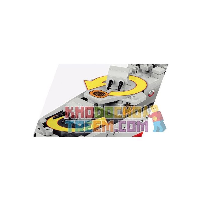 COBI 3080 4807 non  KHU TRỤC HẠM BLIKSEM bộ đồ chơi xếp lắp ráp ghép mô hình Military Army DESTROYER ORP BŁYSKAWICA Quân Sự Bộ Đội 680 khối