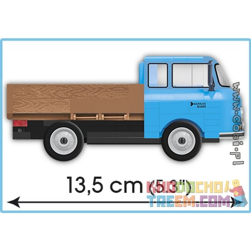 COBI 24593 non  BÁN TẢI BALKAS B1000 bộ đồ chơi xếp lắp ráp ghép mô hình Creator BARKAS B1000 PRITSCHENWAGEN Sáng Tạo 156 khối