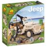 COBI 24091 non  WILLIS MB VÀ MINI GUN bộ đồ chơi xếp lắp ráp ghép mô hình Military Army WILLYS MB WITH MINIGUN Quân Sự Bộ Đội 95 khối