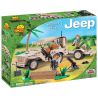 COBI 24190 non  WILLIS MB VÀ MORTAR (SA MẠC) bộ đồ chơi xếp lắp ráp ghép mô hình Military Army WILLYS MB WITH MORTAR (DESERT) Quân Sự Bộ Đội 190 khối
