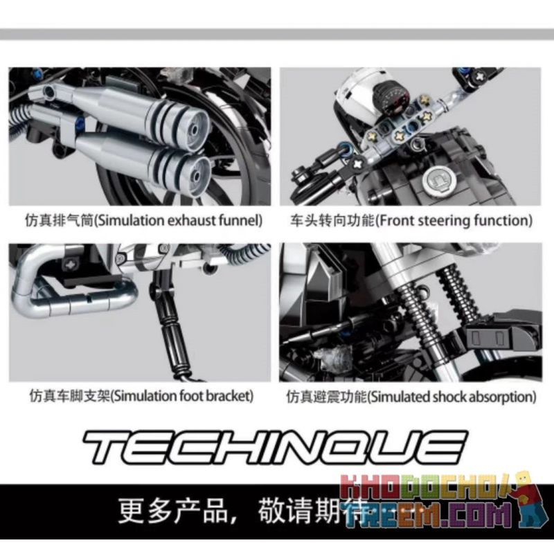 SEMBO 701806 non  XE MÁY BMW LATTE R NINET bộ đồ chơi xếp lắp ráp ghép mô hình  TECHINQUE BMW R NINET Kỹ Thuật Công Nghệ Cao Mô Hình Phương Tiện 886 khối SEMBO 701806 non  XE MÁY BMW LATTE R NINET bộ đồ chơi xếp lắp ráp ghép mô hình  TECHINQUE BMW R NINET Kỹ Thuật Công Nghệ Cao Mô Hình Phương Tiện 886 khối