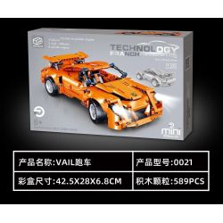 LIN07 0021 non  XE THỂ THAO VAIL bộ đồ chơi xếp lắp ráp ghép mô hình  SPEED UP Kỹ Thuật Công Nghệ Cao Mô Hình Phương Tiện 589 khối