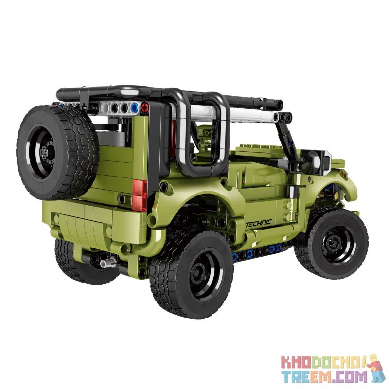 ZHEGAO QL0424 0424 non  LAND ROVER DEFENDER PULL BACK bộ đồ chơi xếp lắp ráp ghép mô hình  Kỹ Thuật Công Nghệ Cao Mô Hình Phương Tiện 763 khối