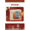 HAPPY BUILD SHINEYU XINYU GGJW1216 1216 GGWJ1216 XQ18001 18001 non  ĐÈN LỒNG CUNG ĐIỆN VỚI ỐNG ĐỰNG BÚT TRÁNG MEN CLOISONNE bộ đồ chơi xếp lắp ráp ghép mô hình Forbidden City Stationery Văn Phòng Phẩm Tử Cấm Thành 1352 khối