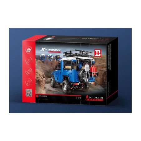 HAPPY BUILD SHINEYU XINYU YC-QC012 QC012 YCQC012 non  TOYOTA J40 1:12. tỷ lệ 1:12 bộ đồ chơi xếp lắp ráp ghép mô hình  X-TECH FAST & FURIOUS TOYOTA J40 Kỹ Thuật Công Nghệ Cao Mô Hình Phương Tiện 2101 khối