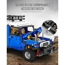 HAPPY BUILD SHINEYU XINYU YC-QC012 QC012 YCQC012 non  TOYOTA J40 1:12. tỷ lệ 1:12 bộ đồ chơi xếp lắp ráp ghép mô hình  X-TECH FAST & FURIOUS TOYOTA J40 Kỹ Thuật Công Nghệ Cao Mô Hình Phương Tiện 2101 khối