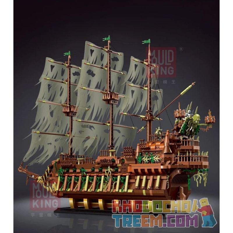 MouldKing 13138 Mould King 13138 non Lego NGƯỜI HÀ LAN NHẢY VỌT bộ đồ chơi xếp lắp ráp ghép mô hình Pirates Of The Caribbean THE FLYING DUTCHMAN Cướp Biển Vùng Caribe 3653 khối