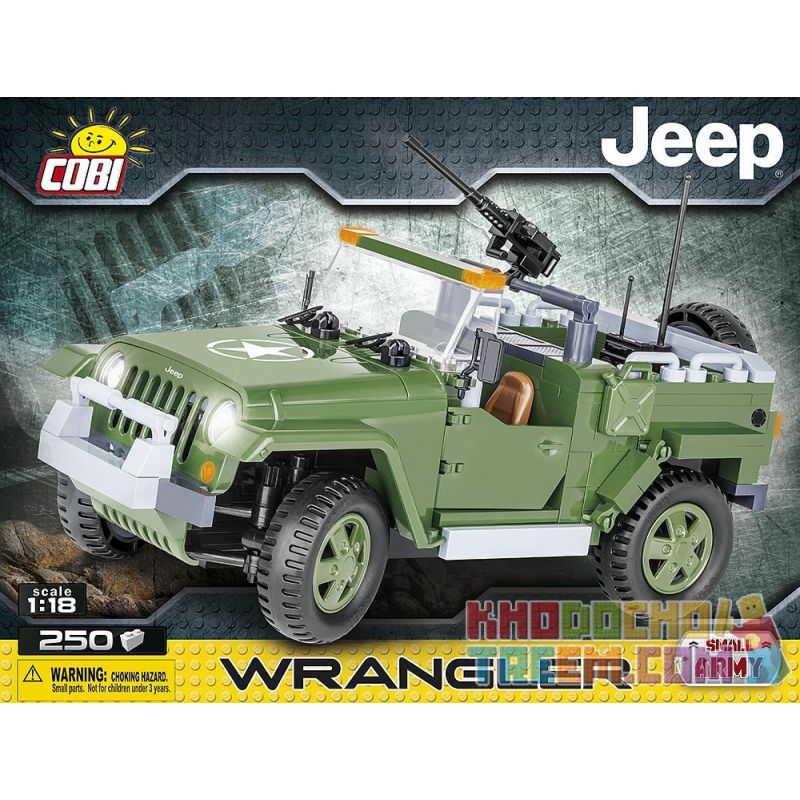 COBI CHARACTER BUILDING 24260 COBI-24260 24260 COBI24260 Xếp hình kiểu Lego  MILITARY ARMY Jeep Wrangler Xe Jeep. giá sốc rẻ nhất