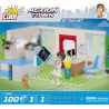 COBI CHARACTER BUILDING 1740 non  THÚ Y bộ đồ chơi xếp lắp ráp ghép mô hình City AT THE VET Thành Phố 100 khối