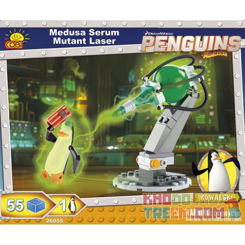 COBI 26055 non Lego SÚNG BIẾN ĐỔI HUYẾT THANH MEDUSA bộ đồ chơi xếp lắp ráp ghép mô hình Movie & Game MEDUSA SERUM MUTANT LASER Phim Và Trò Chơi 55 khối