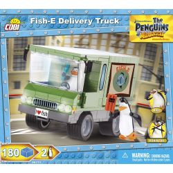 COBI 26171 non  XE TẢI CHỞ HÀNG FISH-E bộ đồ chơi xếp lắp ráp ghép mô hình Movie & Game FISH-E DELIVERY TRUCK Phim Và Trò Chơi 180 khối