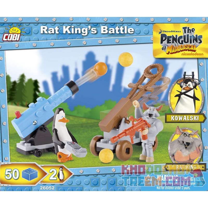 COBI 26052 non Lego CUỘC CHIẾN CỦA VUA CHUỘT bộ đồ chơi xếp lắp ráp ghép mô hình Movie & Game RAT KING'S BATTLE Phim Và Trò Chơi 50 khối