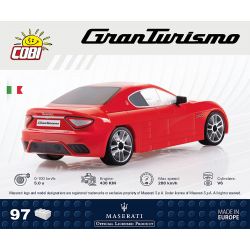 COBI 24561 non  MASERATIGRANTURISMO bộ đồ chơi xếp lắp ráp ghép mô hình Creator MASERATI GRANTURISMO Sáng Tạo 97 khối