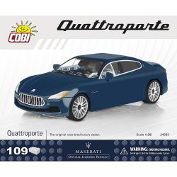 COBI 24563 non  CHỦ TỊCH MASERATI bộ đồ chơi xếp lắp ráp ghép mô hình Creator MASERATI QUATTROPORTE Sáng Tạo 109 khối