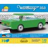 COBI 24542 non  WARTBURG 353. bộ đồ chơi xếp lắp ráp ghép mô hình Creator Sáng Tạo 73 khối