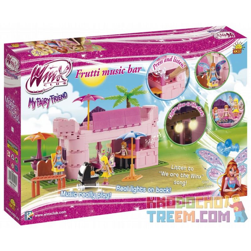 COBI 25400 non  FRUTTI MUSIC BAR. bộ đồ chơi xếp lắp ráp ghép mô hình  Các Bạn Gái 400 khối