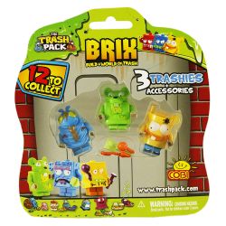 COBI 6247 non  3 NGƯỜI DỌN RÁC CỘNG VỚI PHỤ KIỆN bộ đồ chơi xếp lắp ráp ghép mô hình 3 TRASHIES + ACCESSORIES