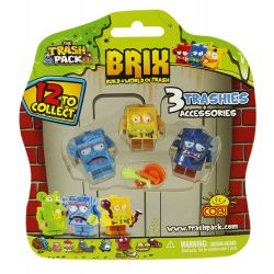 COBI 6247 non  3 NGƯỜI DỌN RÁC CỘNG VỚI PHỤ KIỆN bộ đồ chơi xếp lắp ráp ghép mô hình 3 TRASHIES + ACCESSORIES