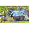 COBI 6262 non  ĐỐNG ĐỔ NÁT bộ đồ chơi xếp lắp ráp ghép mô hình PLANE WRECK 257 khối