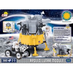 COBI 21075 non  MÔ-ĐUN MẶT TRĂNG CỦA APOLLO 11 bộ đồ chơi xếp lắp ráp ghép mô hình APOLLO 11 LUNAR MODULE 380 khối