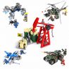 Kazi KY 81019 non  PEACEMAKER MÁY BAY CHIẾN ĐẤU CÓ VŨ TRANG TIÊN PHONG XE TĂNG NGÀY TẬN THẾ TRỰC THĂNG BIPLANE MỎ DẦU bộ đồ chơi xếp lắp ráp ghép mô hình Red Alert 3 Báo Động Đỏ 3 953 khối