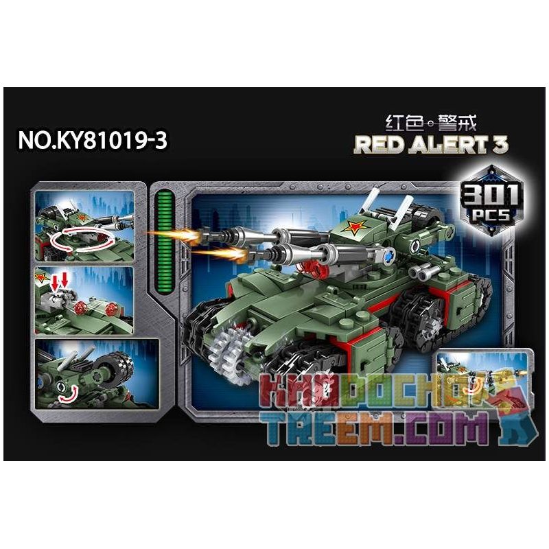 Kazi KY 81019 non  PEACEMAKER MÁY BAY CHIẾN ĐẤU CÓ VŨ TRANG TIÊN PHONG XE TĂNG NGÀY TẬN THẾ TRỰC THĂNG BIPLANE MỎ DẦU bộ đồ chơi xếp lắp ráp ghép mô hình Red Alert 3 Báo Động Đỏ 3 953 khối