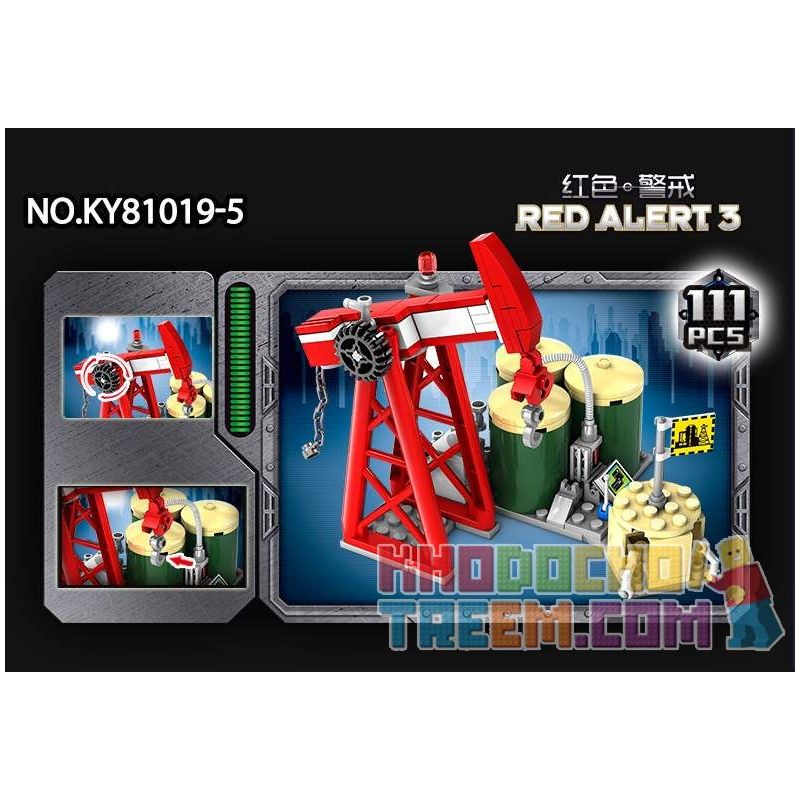 Kazi KY 81019 non  PEACEMAKER MÁY BAY CHIẾN ĐẤU CÓ VŨ TRANG TIÊN PHONG XE TĂNG NGÀY TẬN THẾ TRỰC THĂNG BIPLANE MỎ DẦU bộ đồ chơi xếp lắp ráp ghép mô hình Red Alert 3 Báo Động Đỏ 3 953 khối