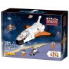 LINOOS LN8015 8015 non  TÀU CON THOI bộ đồ chơi xếp lắp ráp ghép mô hình Snoopy SNOOPY SPACE TRAVELER Chú Chó 284 khối