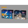 LINOOS LN8013 8013 non  TÊN LỬA bộ đồ chơi xếp lắp ráp ghép mô hình Snoopy SNOOPY SPACE TRAVELER Chú Chó 304 khối