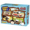 LINOOS LN8009 8009 non  XE XÚC XÍCH bộ đồ chơi xếp lắp ráp ghép mô hình Snoopy SNOOPY STREET FAIR Chú Chó 284 khối