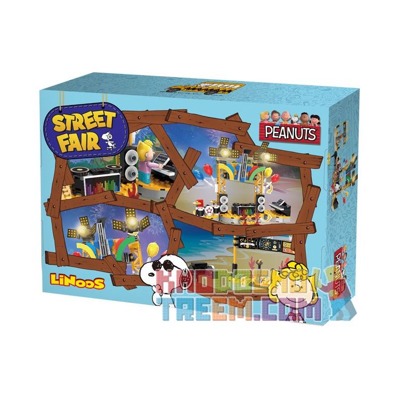 LINOOS LN8008 8008 non  BUỔI HÒA NHẠC BÃI BIỂN bộ đồ chơi xếp lắp ráp ghép mô hình Snoopy SNOOPY STREET FAIR Chú Chó 280 khối LINOOS LN8008 8008 non  BUỔI HÒA NHẠC BÃI BIỂN bộ đồ chơi xếp lắp ráp ghép mô hình Snoopy SNOOPY STREET FAIR Chú Chó 280 khối