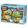 LINOOS LN8006 8006 non  SNONO. bộ đồ chơi xếp lắp ráp ghép mô hình Snoopy SNOOPY STREET FAIR Chú Chó 288 khối