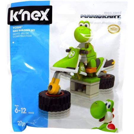 KNEX 38612 non  BỘ DỤNG CỤ XÂY DỰNG XE ĐẠP YOSHI bộ đồ chơi xếp lắp ráp ghép mô hình Movie & Game YOSHI BIKE BUILDING SET Phim Và Trò Chơi 37 khối