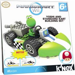 KNEX 38004 non  YOSHI VÀ BỘ XÂY DỰNG KART TIÊU CHUẨN bộ đồ chơi xếp lắp ráp ghép mô hình Movie & Game YOSHI AND STANDARD KART BUILDING SET Phim Và Trò Chơi 65 khối