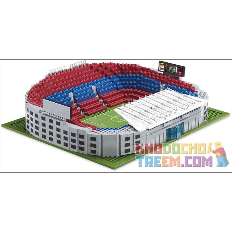 COBI 28012 non  SÂN VẬN ĐỘNG NOUKAMU. bộ đồ chơi xếp lắp ráp ghép mô hình NOU CAMP STADIUM 1258 khối