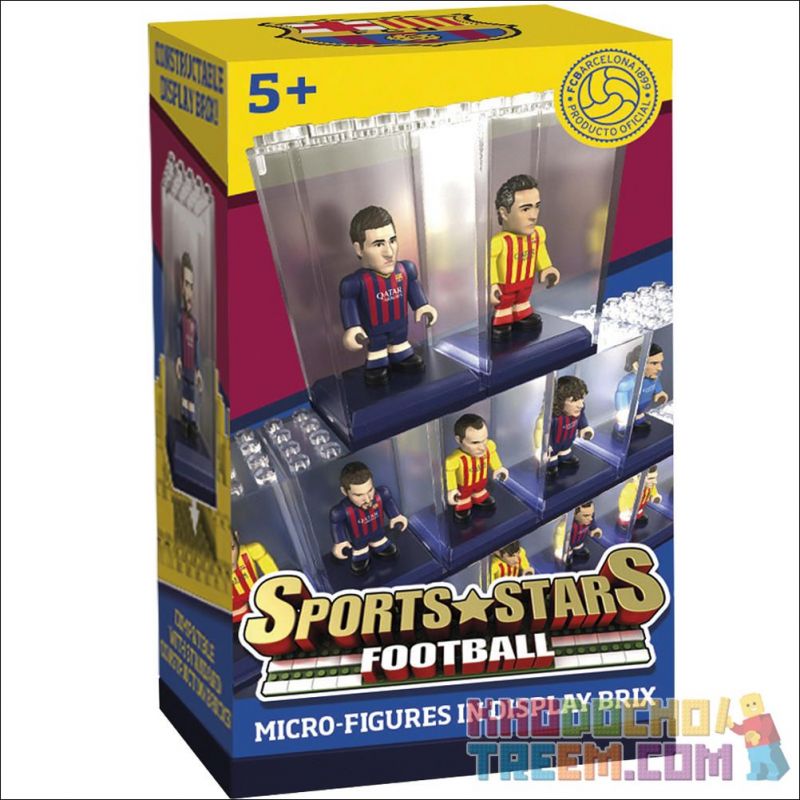 COBI 28008 non Lego MINIFIGURE CỘNG VỚI HỘP HIỂN THỊ bộ đồ chơi xếp lắp ráp ghép mô hình Sports MICRO FIGURES IN DISPLAY BRIX Thể Thao