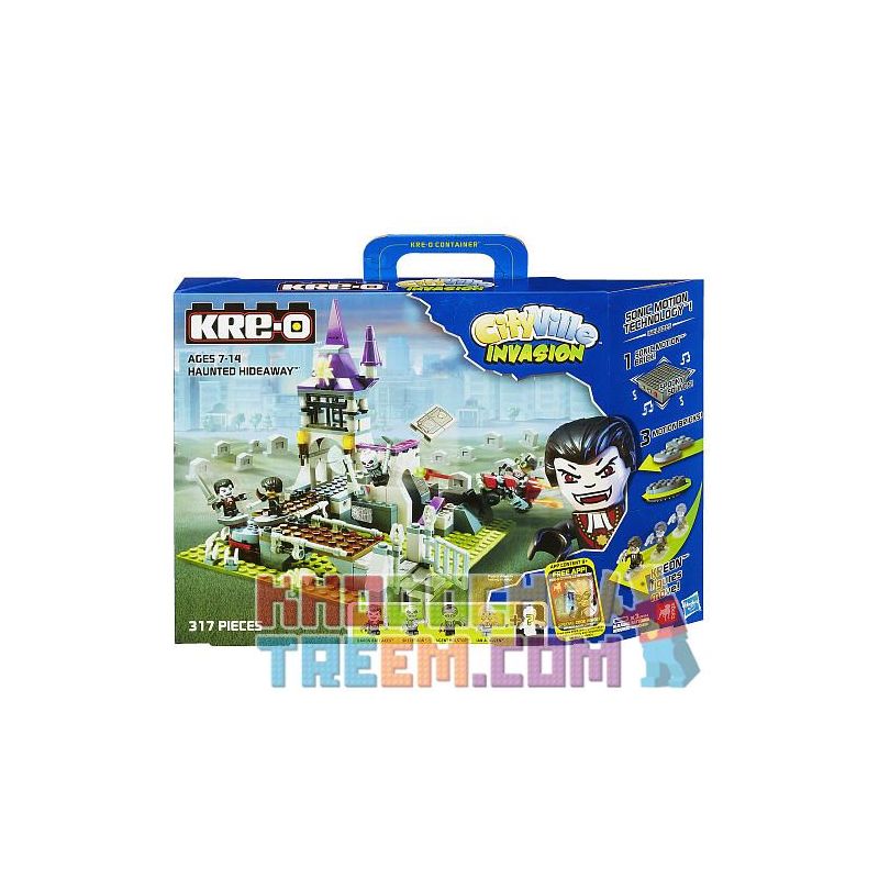 KRE-O A3247 3247 non Lego NGÔI NHÀ MA ÁM bộ đồ chơi xếp lắp ráp ghép mô hình Movie & Game HAUNTED HIDEWAY Phim Và Trò Chơi 317 khối