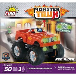 COBI 20050 non  TAY ĐUA MÀU ĐỎ bộ đồ chơi xếp lắp ráp ghép mô hình RED RIDER 50 khối