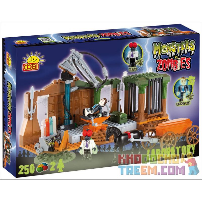 COBI 28252 non Lego PHÒNG THÍ NGHIỆM bộ đồ chơi xếp lắp ráp ghép mô hình LABORATORY 250 khối