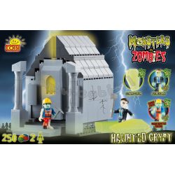 COBI 28250 non  CRYPT MA ÁM bộ đồ chơi xếp lắp ráp ghép mô hình HAUNTED CRYPT 250 khối