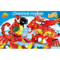 COBI 20650 non  650 KHỐI + HƯỚNG DẪN bộ đồ chơi xếp lắp ráp ghép mô hình Creator 650 BLOCKS + INSTRUCTIONS Sáng Tạo 650 khối