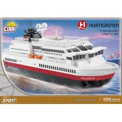 COBI 1301 non  HURTIGRUTEN. bộ đồ chơi xếp lắp ráp ghép mô hình 370 khối