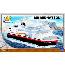 COBI 1282 non  MS MIDNATSOL. bộ đồ chơi xếp lắp ráp ghép mô hình 505 khối