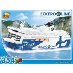 COBI 1987 non  DÒNG ECKERÖ bộ đồ chơi xếp lắp ráp ghép mô hình ECKERÖ LINE 354 khối