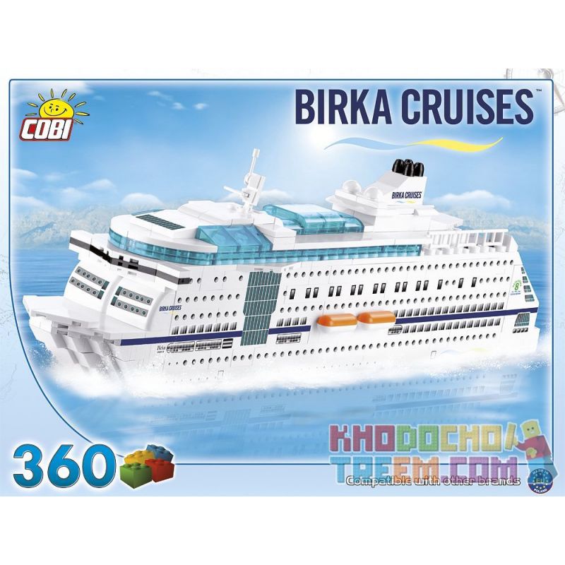 COBI 1944 non DU THUYỀN BIRKA bộ đồ chơi xếp lắp ráp ghép mô hình BIRKA CRUISES 360 khối COBI 1944 non DU THUYỀN BIRKA bộ đồ chơi xếp lắp ráp ghép mô hình BIRKA CRUISES 360 khối