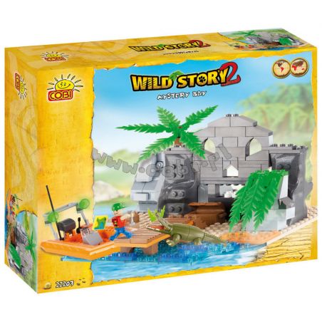COBI 22203 non  VỊNH BÍ ẨN bộ đồ chơi xếp lắp ráp ghép mô hình MYSTERY BAY 200 khối